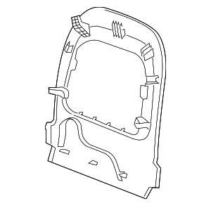 T2H16222PVJ - : Seat Back Panel for Jaguar Image