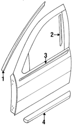 802838B800 - : Window Molding for Nissan: 200SX Image