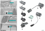 61349302183 - Vehicle Electrical System: Socket for Cigarette Lighter for BMW Image
