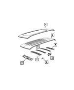 68243812AA - Body Sheet Metal Except Doors: Roof Panel for Mopar Image