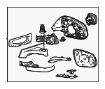 8791042J21 - : Mirror Assembly for Toyota Image