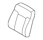 BC3Z2564416YA - Body: Seat Back Cover for Ford: F-250 Super Duty, F-350 Super Duty, F-450 Super Duty Image