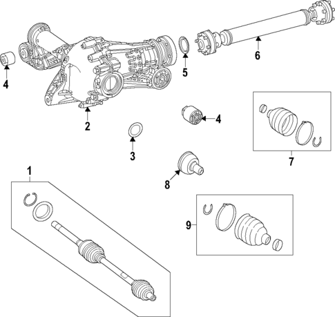 Differential for 2025 Mercedes-Benz GLE63 AMG S #0