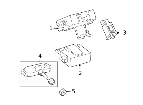 Hardware, Fasteners & Fittings for 2007 Lexus LS460 #0