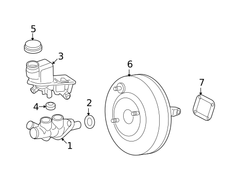 Brake Hydraulics for 2008 Mercury Milan #1
