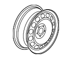 5K0601027B03C - Suspension: Wheel, Steel for Volkswagen: Jetta Image