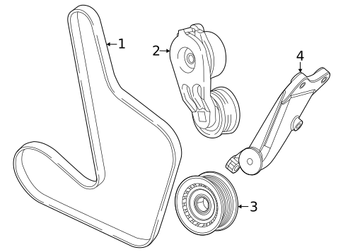 Belts & Pulleys for 2022 Chrysler Pacifica #0