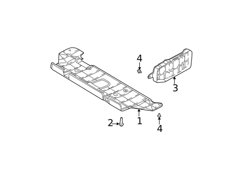 Splash Shields for 2002 Hyundai Accent #0