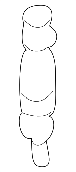 BC1D58265 - Body: Door Check Pin for Mazda: 323, 626, 929, Miata, Millenia, Protege, RX-7 Image