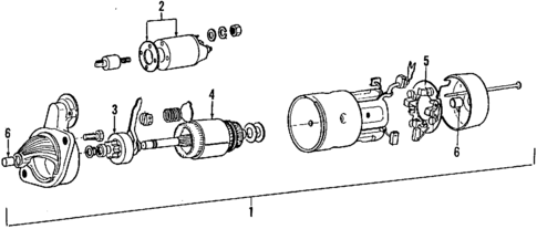 Starter for 1992 Mitsubishi Precis #0