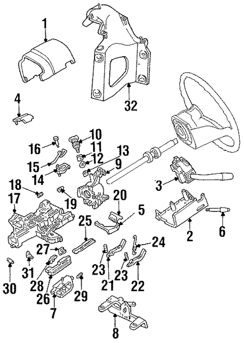 Housing & Components for 1996 Ford Bronco #0
