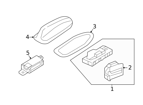 Antenna & Radio for 2017 Volvo V90 Cross Country #1