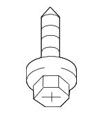 N91190002 - Body: Actuator Bolt for Audi Image