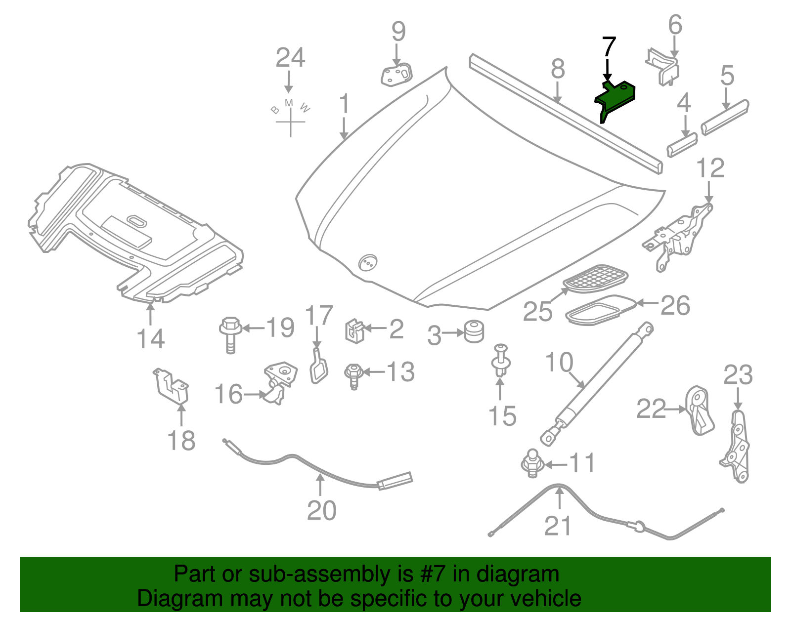 Lower Seal - BMW (51767124759)