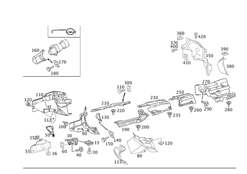 Screening Plates for 2006 Mercedes-Benz C230 #0
