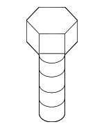 1129008306B - Electrical: Hold Down Clamp Bolt for Hyundai Image
