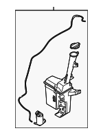 98610K2000 - Body: Washer Reservoir for Hyundai: Venue Image