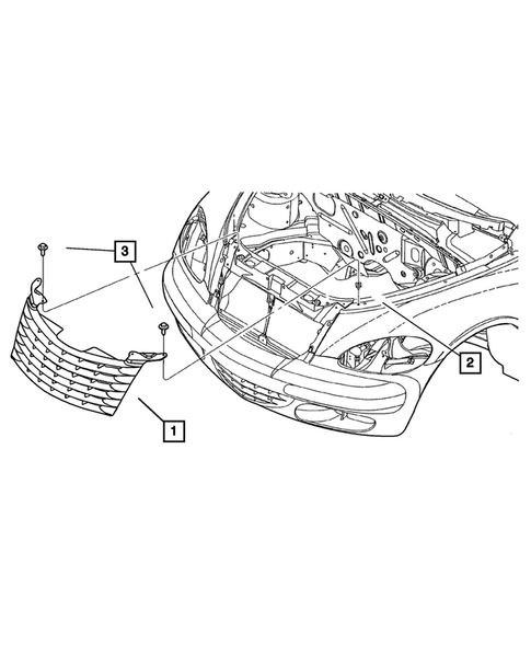 Grilles for 2002 Chrysler PT Cruiser #0