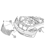 RH78XBQAE - Cooling: Radiator Grille for Mopar Image