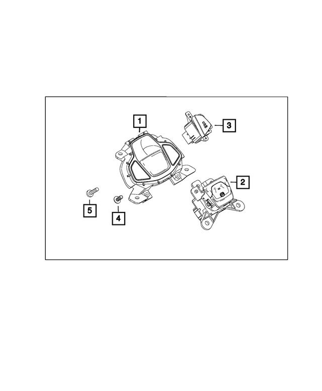 7HN29LXHAA - Brakes: Console Switch for Mopar Image