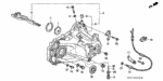 21104PS1020 - Transmission - Manual: PLATE M, OIL GUIDE for Acura Image