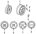 623103002 - : Valve Stem for Subaru: Justy Image