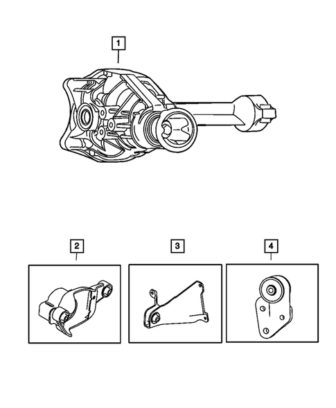 Front Axle Assembly for 2004 Jeep Liberty #0