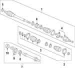44351S04J11 - : Damper for Honda Image