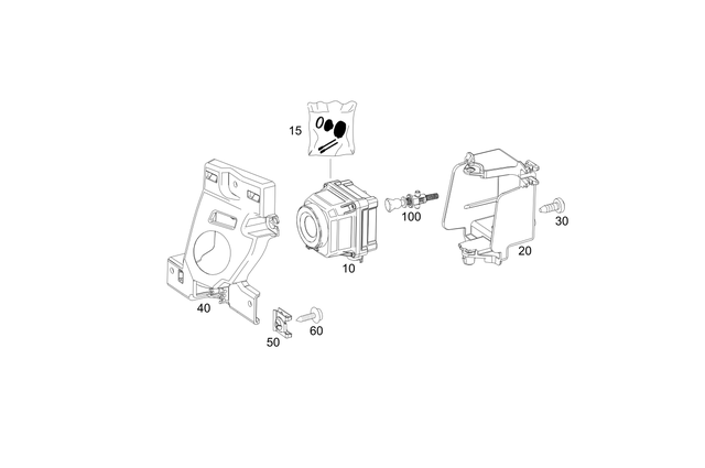 2229058104 - Electrical System: Parts Kit, Camera for Mercedes-Benz: S63 AMG, SL400, SL450, SL550, SL63 AMG, SL65 AMG Image image