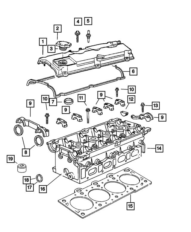 « 6508499AA –  : Cache-culbuteurs Isolateur, Montage pour Mopar Image »