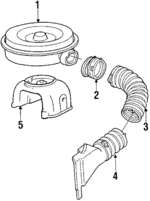 25042575 - Engine: Air Cleaner for Buick: Electra, LeSabre | Chevrolet: Monte Carlo | Pontiac: Bonneville, Grand Prix Image