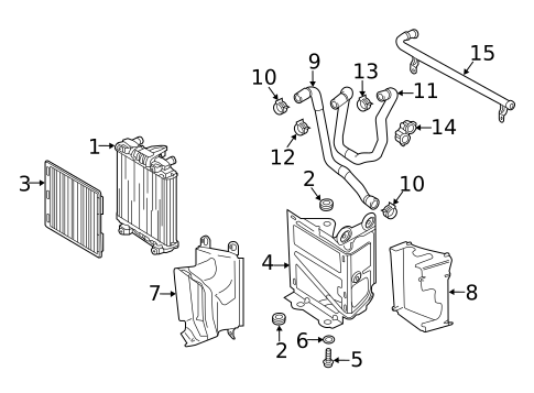 Radiator & Components for 2017 Audi TTS Quattro #0