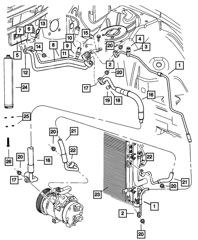 5179285AA - Air Conditioners and Heaters: A/c Charge Valve Cap for Mopar Image