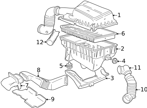 Air Intake for 2002 Volvo C70 #0