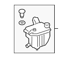 164A237012 - Cooling System: Reservoir for Toyota: C-HR, Corolla, GR Corolla, Prius, Prius AWD-e, Prius Prime Image