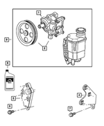 68044144AC - Steering: Power Steering Pump for Mopar Image