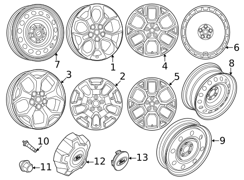 Wheel for 2025 Ford Maverick #0