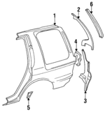 MB637815 - : Tail Lamp Panel for Mitsubishi: Expo Image