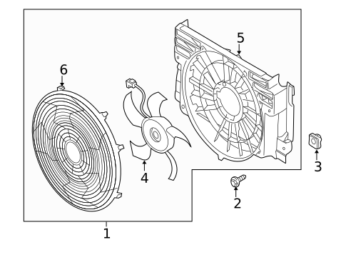 Condenser Fan for 2004 BMW X5 #0