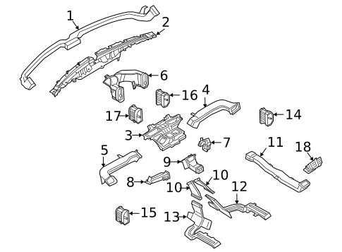 Ducts for 2022 Ford Bronco Sport #0