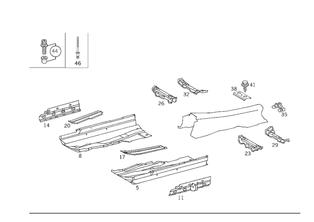 2026160167 - Substructure: Floor for Mercedes-Benz Image image