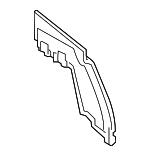 66898DF60A - Body: Fender Ledge Cover for Nissan: Qashqai, Rogue Sport Image