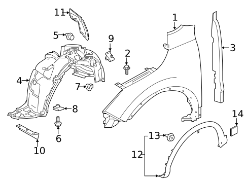 Fender & Components for 2021 Nissan Qashqai #0