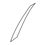 80812ET000 - Body: Applique for Nissan Image