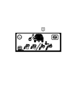 68505968AA - Labels: Fuel Door Label for Mopar Image