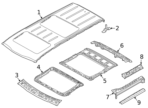 Roof & Components for 2018 Kia Sedona #0