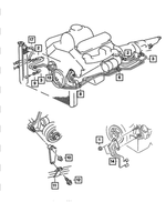J4006001 - Cooling: Hex Flange Nut for Dodge: Dakota, Durango, Ram 1500, Ram 2500, Ram 3500 | Jeep: Cherokee Image