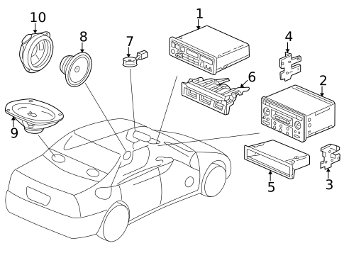 Sound System for 1998 Honda Accord #0
