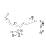 68603178AA - Front Suspension: Front Stabilizer Bar for Mopar Image