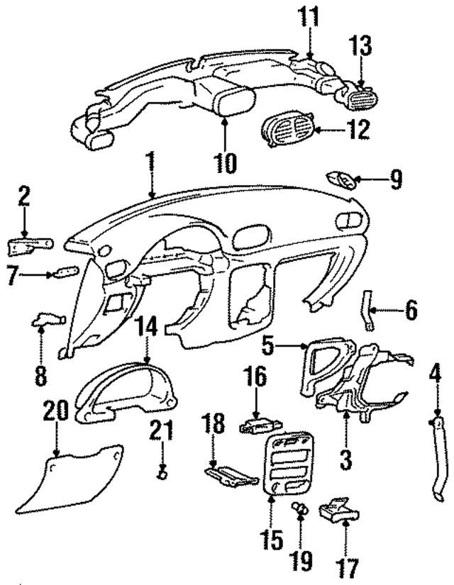8471022200FK - : Dashboard Panel for Hyundai Image